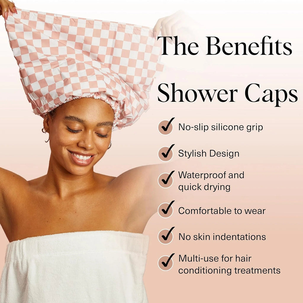 Premium Waterproof Shower Cap